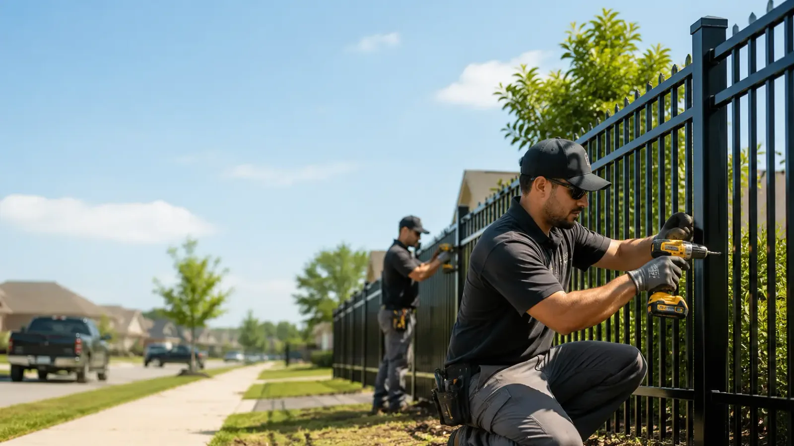 Metal Fence Installation in Stafford, TX